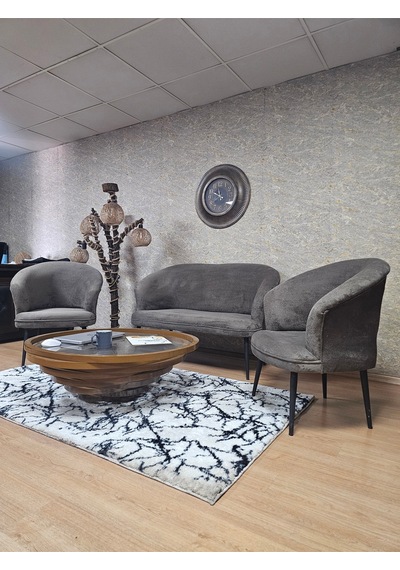 Zafir Teddy Takım Siyah Boyalı Sivriltme Ayak Çay Seti Koltuk - Berjer , Balkon, Salon, Ofis Kahverengi Zafir Teddy Takım Siyah Boyalı Sivriltme Ayak Çay Seti Koltuk - Berjer , Balkon, Salon, Ofis Kahverengi