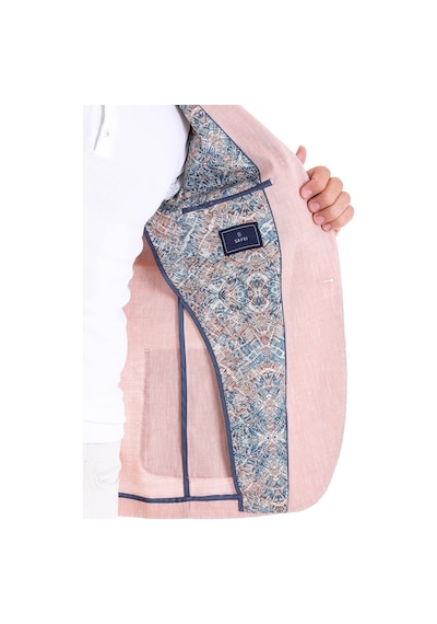 Hatemoğlu Kahverengi Slim Fit Düz Sivri Yaka Casual Keten Ceket Kahverengi Hatemoğlu Kahverengi Slim Fit Düz Sivri Yaka Casual Keten Ceket Kahverengi