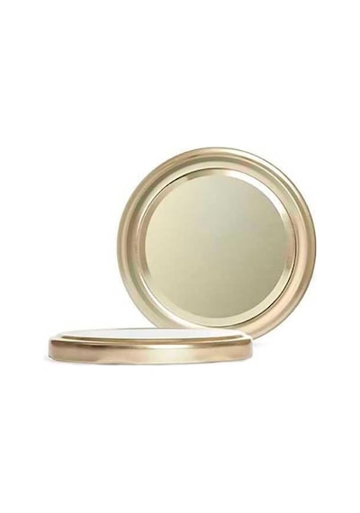 Hijyenik Paketli 10 Adet Kavanoz Kapağı - Gold - 82 Mm Altın