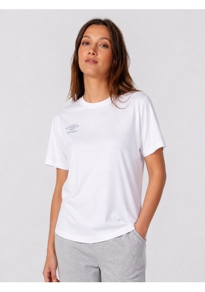Umbro Season Beyaz Pamuklu Kadın Spor Tişört - Vf0510