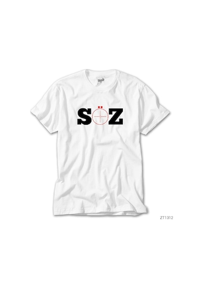 Söz Dizisi Logo 2 Beyaz Tişört Beyaz
