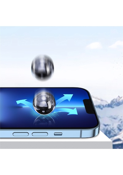 Blueo Apple Uyumlu iPhone 12 Pro Max Corning Gorilla Cam Ekran Koruyucu