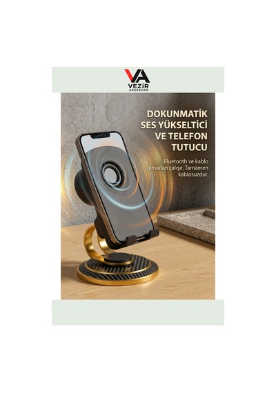 Mobile Phone Sensor Speaker Stand Kablosuz Sensörlü 5w Sesli Telefon & Tablet Tutucu