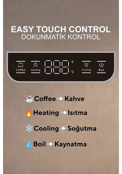 Kumtel HCK-02 1350 W Elektrikli Kahve Demleme Su Isıtıcı Gooseneck Dripper