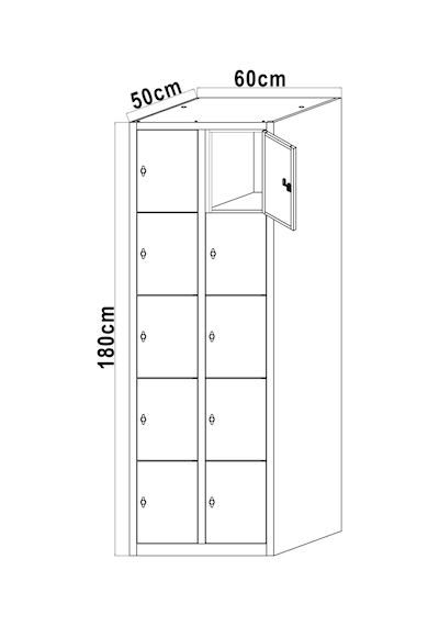 Çelik Dosya Dolabı Metal Dolap Ofis Dolapları Arşiv , Garaj , Bahçe , Kiler , Balkon 80x38x120 Gri / Gri