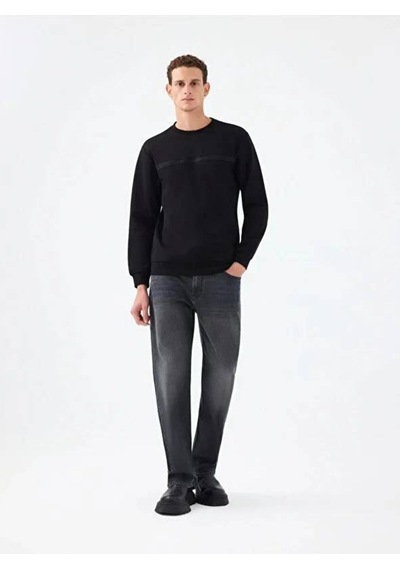 Erkek Sweat Lf2041076 Siyah
