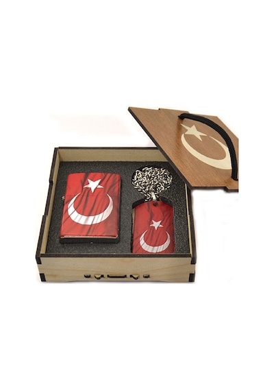 Ay Yıldız Çakmak - Asker Künye Seti
