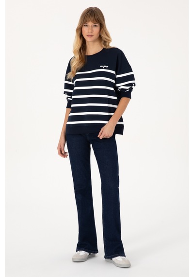 U.s. Polo Assn. Kadın Lacivert Sweatshirt 50313572-vr033 Lacıvert