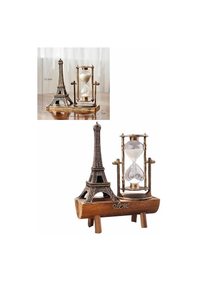 Paris Eyfel Kulesi Hediyelik Eyfel Retro Kum Saati Dekoratif Eşya Yeni Nesil Şeffaf 82511472