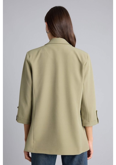 Defacto Oversıze Basıc Blazer Ceket C3215AX26SM Haki
