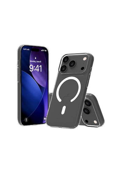 Buff Apple Uyumlu iPhone 17 Pro Magsafe Air Fit Kılıf Şeffaf