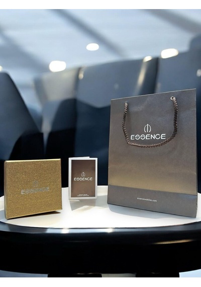 Essence Çelik Kordon Kararma Yapmaz 3 Atm Suya Dayanıklı Kadın Kol Saati + Bileklik Vs.blkt.0828 Sarı
