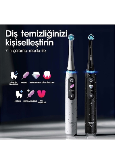 Oral-B iO 10 Şarjlı Diş Fırçası - Stardust Beyaz