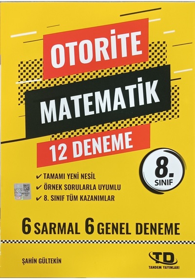 Tandem Yayınları Otorite 8. Sınıf Matematik Deneme