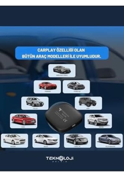 Kablosuz Carplay Ve Android Auto Adaptörü, 2gb Ram 32gb Rom, Türkçe Arayüz, Netflix Ve Youtube Destekli
