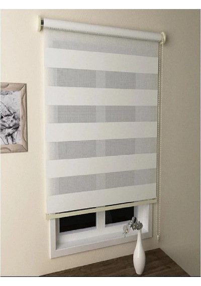 Networkavm Beyaz Stor Zebra Perde Ok-v1 Beyaz