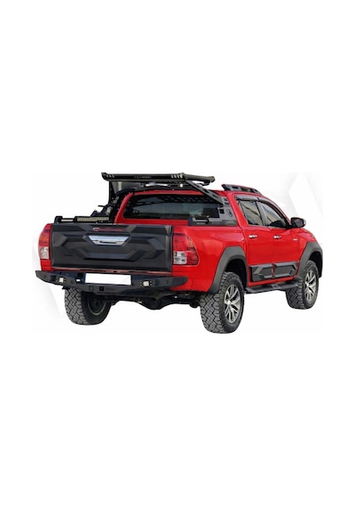 2015+ Toyota Hilux Arka Bagaj Kaplama Kabartma Koruma Mat Siyah