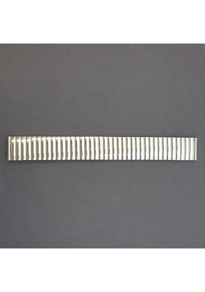 Yaylı Çelik Esnek Metal Saat Kordonu 22 Mm