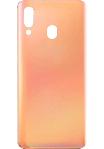 Teknonet Samsung Galaxy A40 Uyumlu Batarya Kapağı - Beyaz Beyaz
