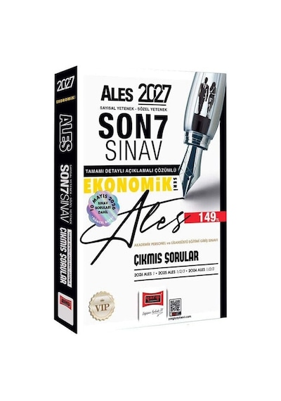 Yargı 2027 Ales Çıkmış Sorular Son 7 Sınav Çözümlü Ekonomik Seri Yargı Yayınları