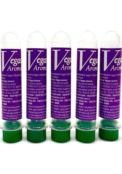 Vegas Aroma Ardıç Aroması Cin Aroması 5 x  3 ML