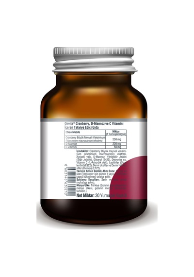 Cranberry D-Mannoz Ve C Vitamini