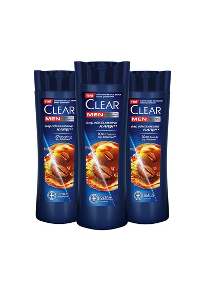 Men Kepeğe Karşı Etkili Şampuan Saç Dökülmesine Karşı 350 Ml X3