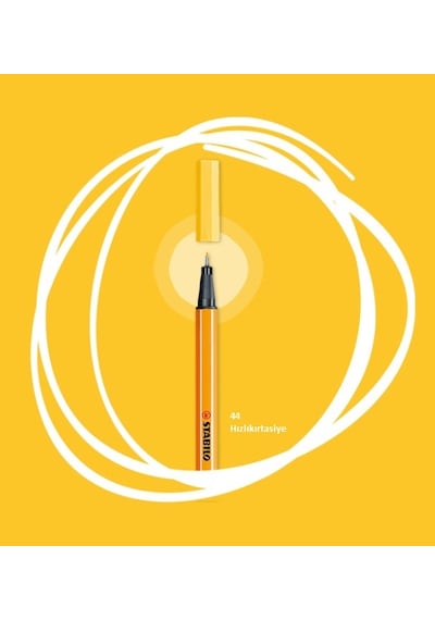 Stabilo Point 88 Ince Uçlu Keçeli Kalem 0.4 Mm Turuncu 54