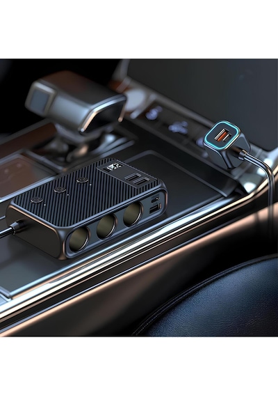 Araç Çakmaklık Çoğaltıcı Usb Type-c Şarj Aleti Mt-a9875