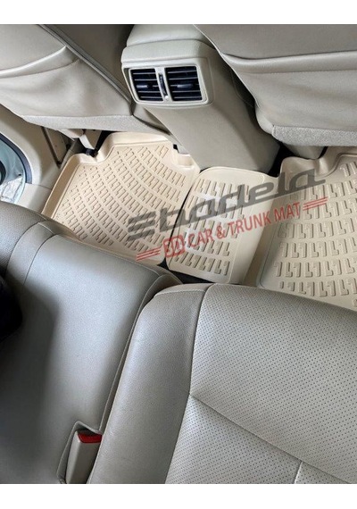 Nissan X-trail 2014-2021 3d Kauçuk Kokusuz Havuzlu Bej Paspas