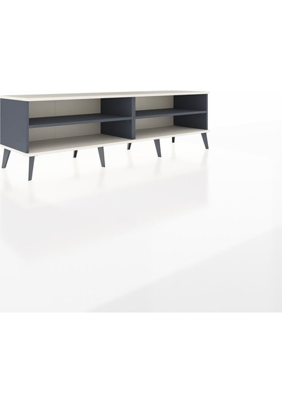 Hyperion Tv Ünitesi 2 Raflı 176x44x51 Antrasit-aytaşı/antrasit Aytası/antrasıt Hyperion Tv Ünitesi 2 Raflı 176x44x51 Antrasit-aytaşı/antrasit Aytası/antrasıt