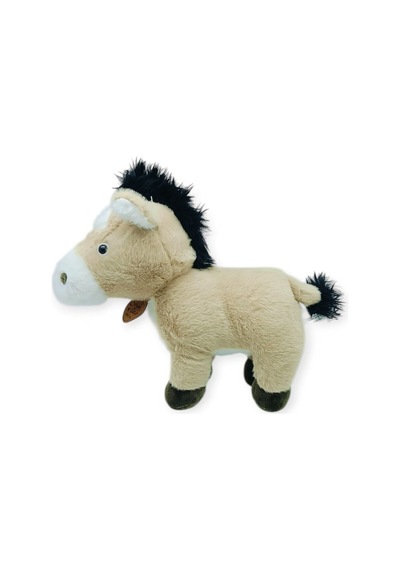 Peluş Hayvanlar Sesli 30 Cm At - Bej