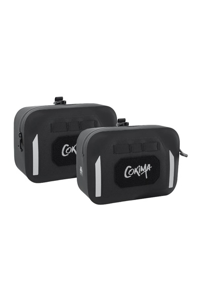 Cokima Ck6ep03 Airbag Crash Bar Çantası 2'li Set Su Geçirmez Motosiklet Koruma Demiri Siyah