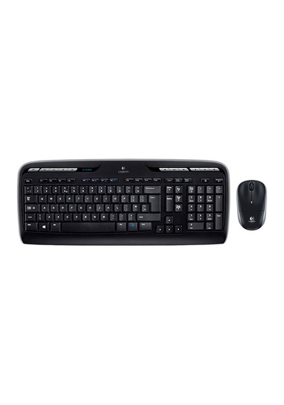 Logitech Mk330 Q Kablosuz Usb Siyah Multimedya Klavye/mouse Set 920-003988