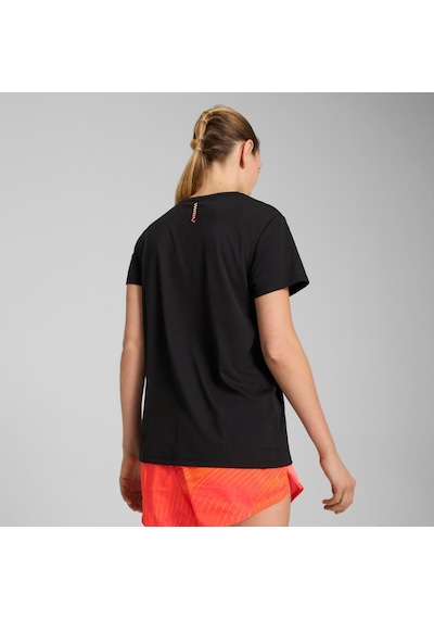Puma Run Favroites Ff Graphic Tee Kadın T-shirt-siyah