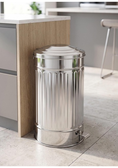 The Mia Çöp Kovası Krom 37 Lt