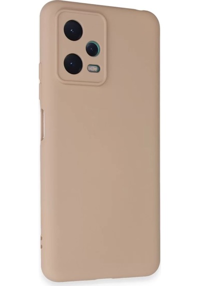 Newface Xiaomi Redmi Note 12 5g Kılıf Nano İçi Kadife Silikon - Pudra