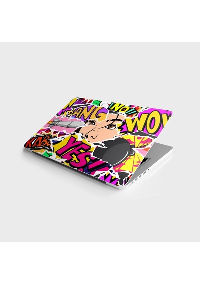Laptop Sticker Bilgisayar Notebook Pc Kaplama Etiketi Bang Boom
