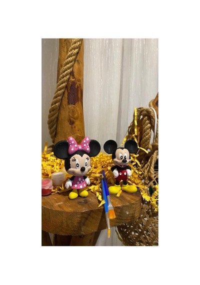 Mickey & Minnie Mouse Boyama Seti Sevgili & Çocuklara Özel, 6 Renk Akrilik Boya, 2 Fırça Mickey & Minnie Mouse Boyama Seti Sevgili & Çocuklara Özel, 6 Renk Akrilik Boya, 2 Fırça
