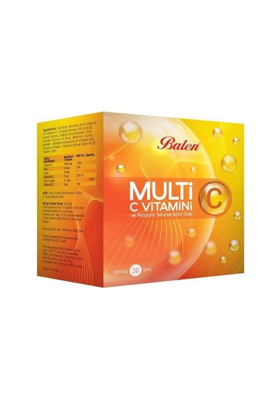 Balen Multi C Vitamini 3000 MG 30 Şase