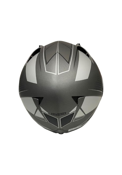 Jk20 Çene Açılır Güneş Vizörlü Motosiklet Kaskı Gri Siyah L Beden Baş Çevresi: 59-60cm Grey