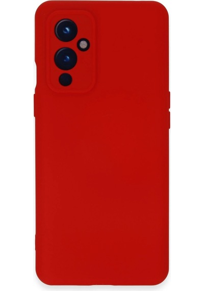 Cosmotex Newface One Plus 9 Kılıf Nano İçi Kadife Silikon - Kırmızı