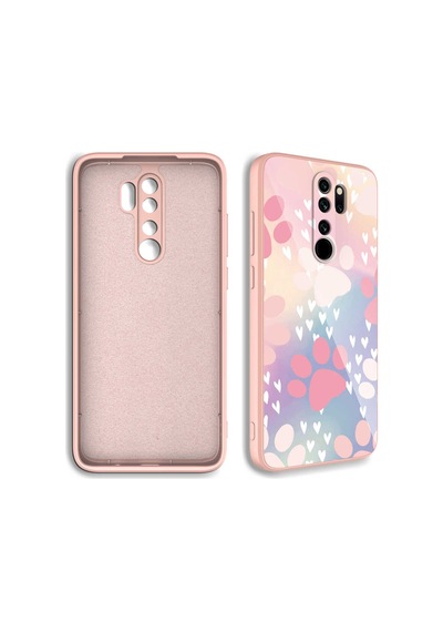 Xiaomi Redmi Note 8 Pro Kılıf Kamera Korumalı Desenli Sert Silikon Zore Epoksi Kapak NO1
