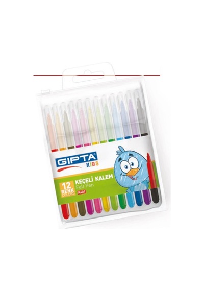 Gıpta Keçeli Kalem 12 Renk