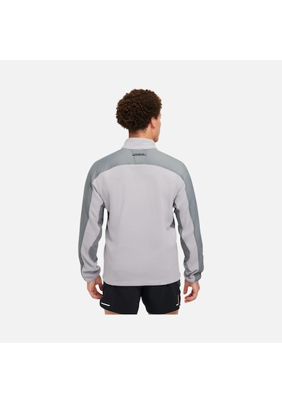 Nike Trail Polartec 1/4-zip Fleece Running Long-sleeve Erkek Sweatshırt-sportxoutlet Gri