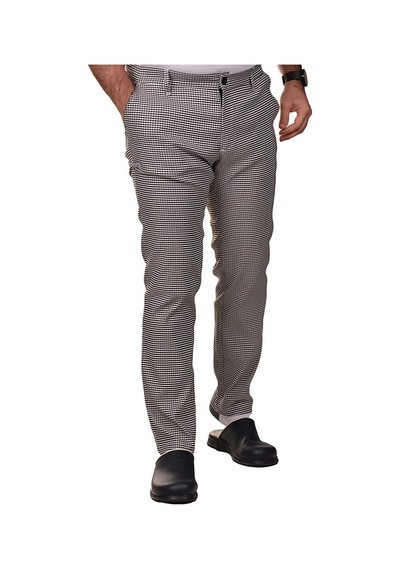Likralı Pötikare Aşçı Pantolon