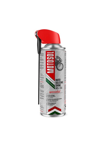 Motosol Ms-104 Motosiklet Parlatıcı Silikon Sprey 400 Ml