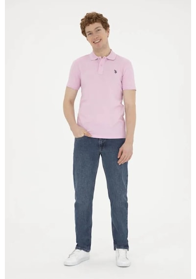 U.S. Polo Assn. Gtp04ıy026 Pembe Erkek Polo Yaka T-shirt Pu-8731 L