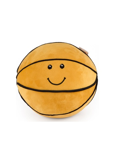 Soft Basket Topu Figürlü Yastık - Turuncu - 75x75 Cm