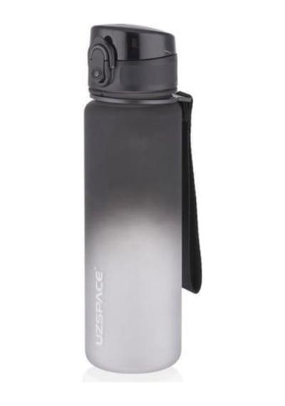 Uzspace Tritan Su Matarası 500ml Vgn3026 Siyah Beyaz